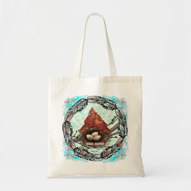 Kardinals Nest Tote Bag Tragetasche (Vorne)