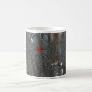Kardinals-Paare Kaffeetasse