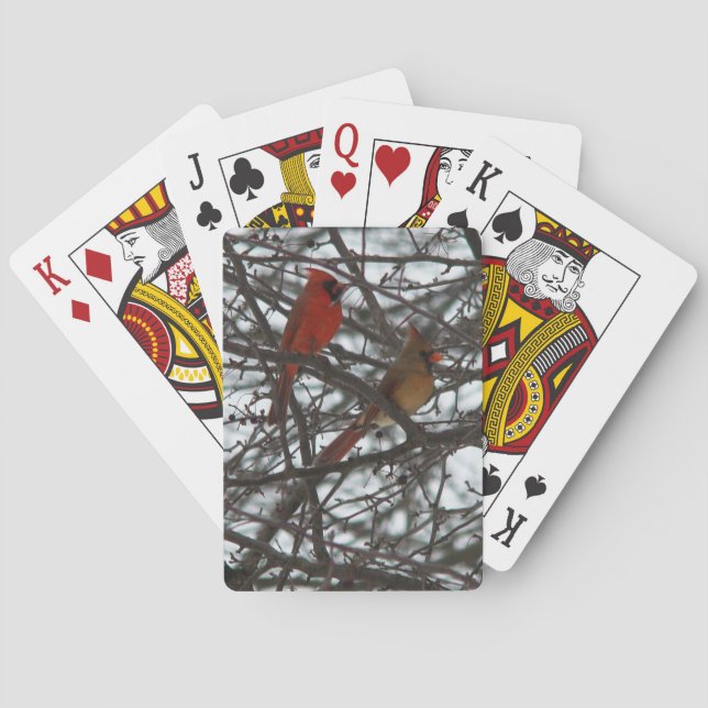 Kardinals-Spielkarten Spielkarten (Rückseite)