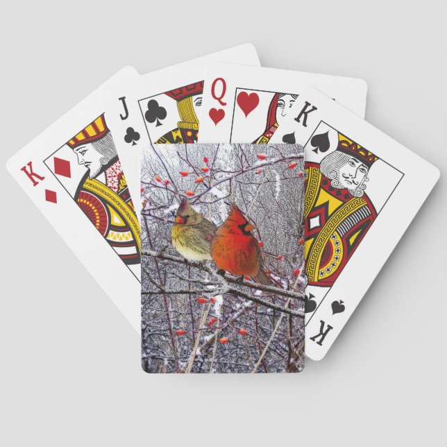 Kardinals-Waldspielkarten Spielkarten (Rückseite)