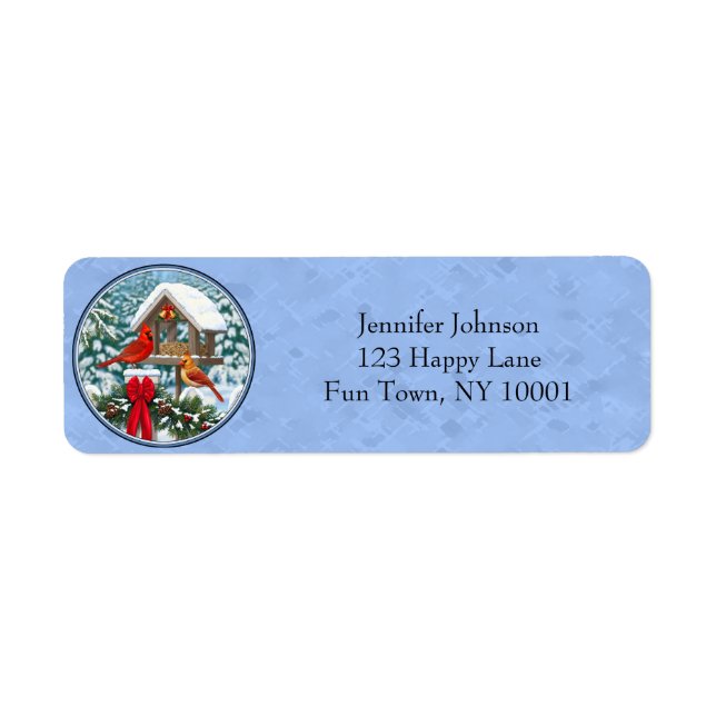 Kardinals Weihnachtsfest Blau (Vorne)