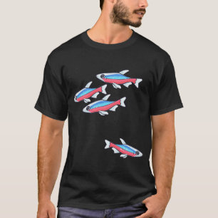 Kardinaltetra Schwarmtetra Gemeinschaftsfisch Desi T-Shirt