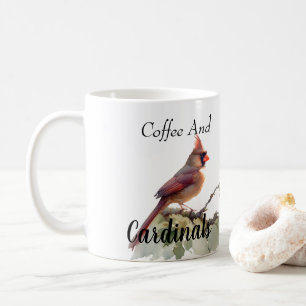 Kardinalvögel Vogelbeobachtung Personalisieren Kaffeetasse
