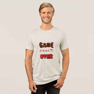 Kardiogramma mit Herz Tri-Blend Shirt
