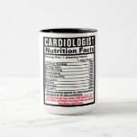 Kardiologe Doktor Funny Nutrional Fakten  Tasse<br><div class="desc">Passen Sie diese lustigen Ernährungsfakten an,  um ein Geschenk zu machen,  das sie schätzen werden.  Ideal für jeden Beruf oder jede Spezialität.RXMugs - Genau das,  was der Arzt bestellt hat! Kaufen Sie heute eins,  fühlen Sie sich großartig morgen. zazzle.com/RXMugs Entwürfe von Amelia Carrie</div>