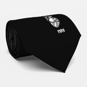 Kardiologe Heart Classic Elegante Black Neck Tie Krawatte