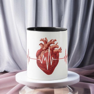 Kardiologe Herzarzt Kardiologie Ich höre Ihnen zu Tasse