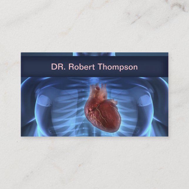 Kardiologe/Kardiologie/Cardiosurgeons Karte (Vorderseite)
