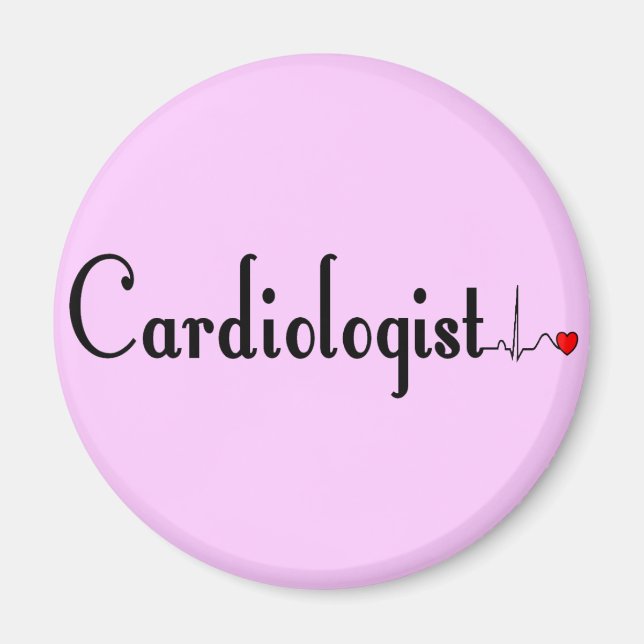 Kardiologe QRS komplexe Geschenke Magnet (Vorne)