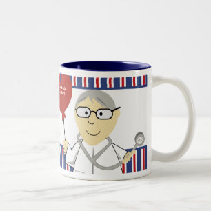 Kardiologen-Doktor Gift Coffee Mug Zweifarbige Tasse