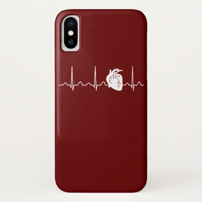 Kardiologen-Herzschlag Case-Mate iPhone Hülle (Rückseite)