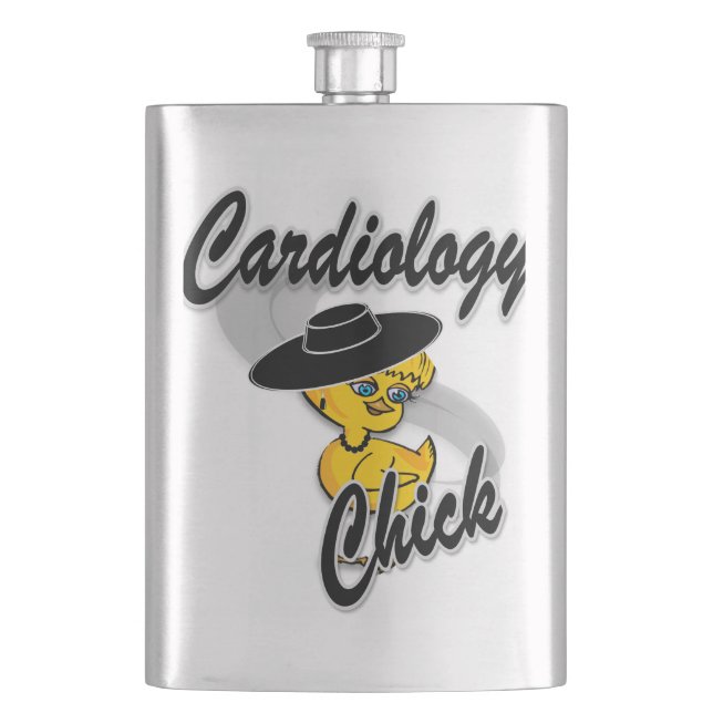 Kardiologie Chick #4 Flachmann (Vorderseite)