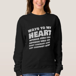 Kardiologie Herz Student Medizin Kardiologe Sweatshirt