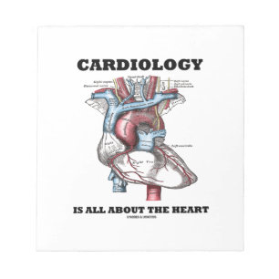 Kardiologie ist ganz über das Herz (anatomisch) Notizblock