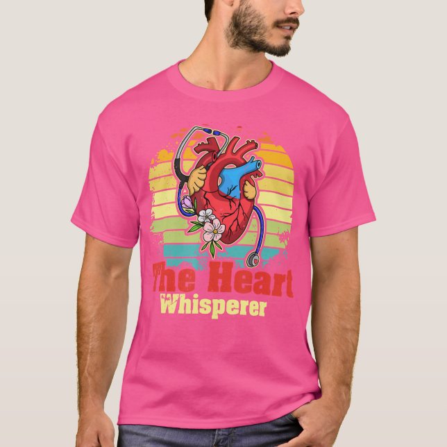 Kardiologie Kardiograph Nurse Professi T-Shirt (Vorderseite)