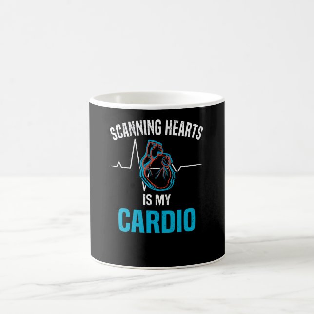 Kardiologie Kardiologe Herzstuhl Herzschlag Kaffeetasse (Mittel)