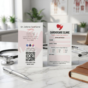 Kardiologie-Klinik-Geschäft   Saubere Terminverein Visitenkarte