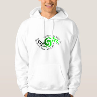 Karearea Hoodie oder T-Shirt - Grün auf Weiß