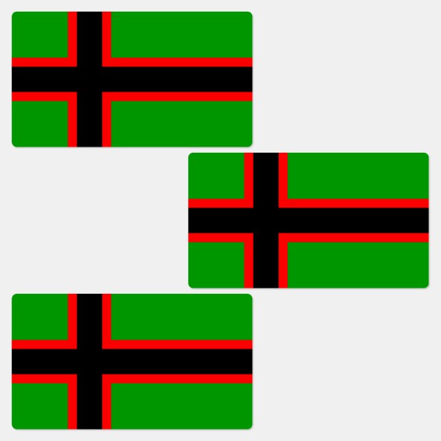 Karelia-Nationalflagge Etiketten (Gruppe)