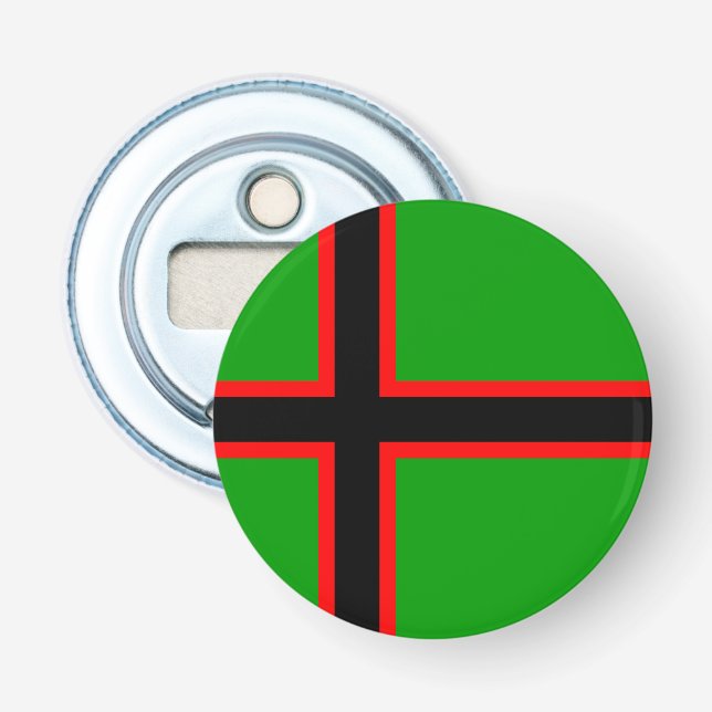 Karelia-Nationalflagge Flaschenöffner (Vorderseite)