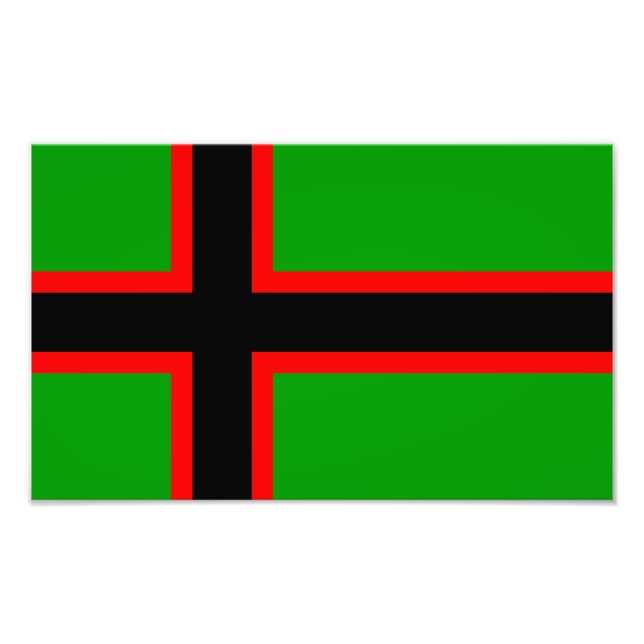 Karelia-Nationalflagge Fotodruck (Vorne)