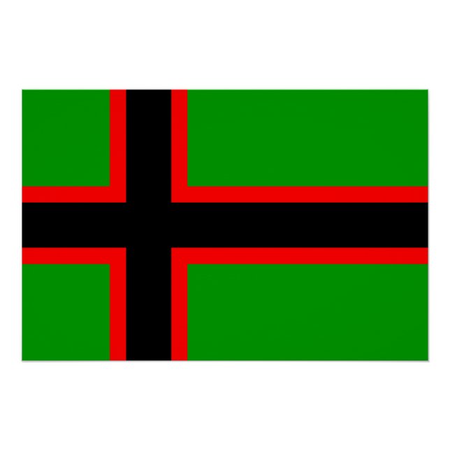 Karelia-Nationalflagge Poster (Vorderseite)