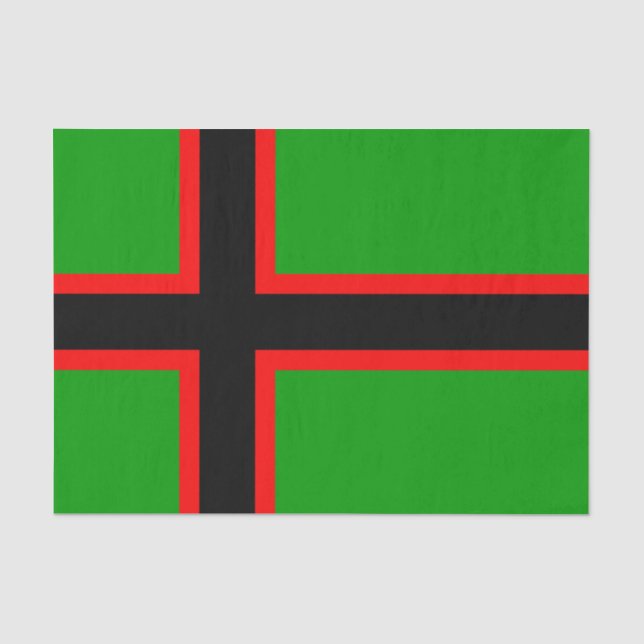 Karelia-Nationalflagge Seidenpapier (Vorderseite)