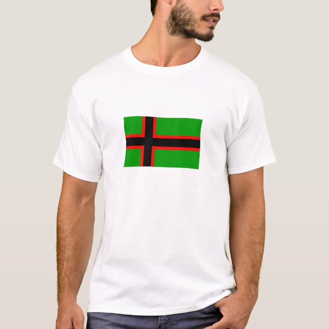 Karelia-Nationalflagge T-Shirt (Vorderseite)