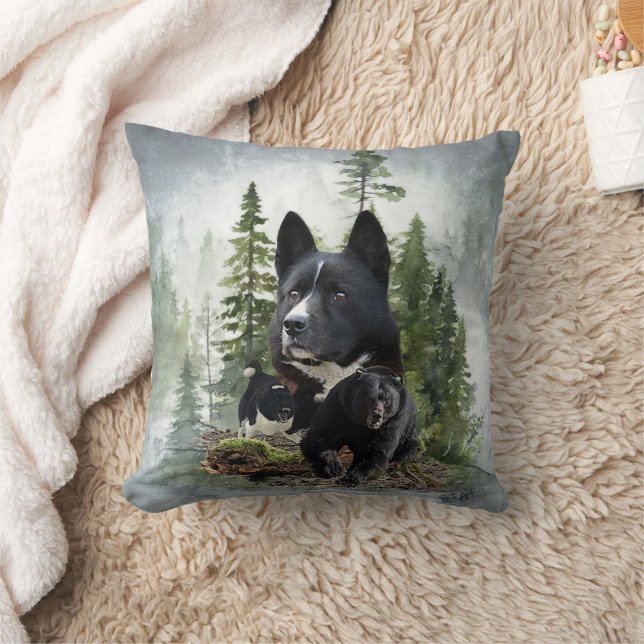 Karelian Bären-Hund-Kiefer Kissen (Decke)