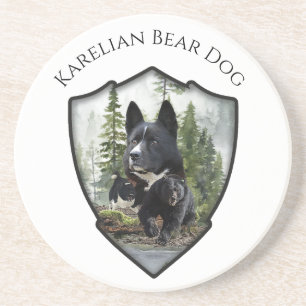 Karelian Bear Dog Getränkeuntersetzer