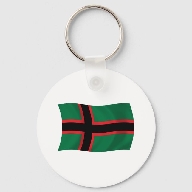 Karelians Flag Schlüsselanhänger (Vorderseite)