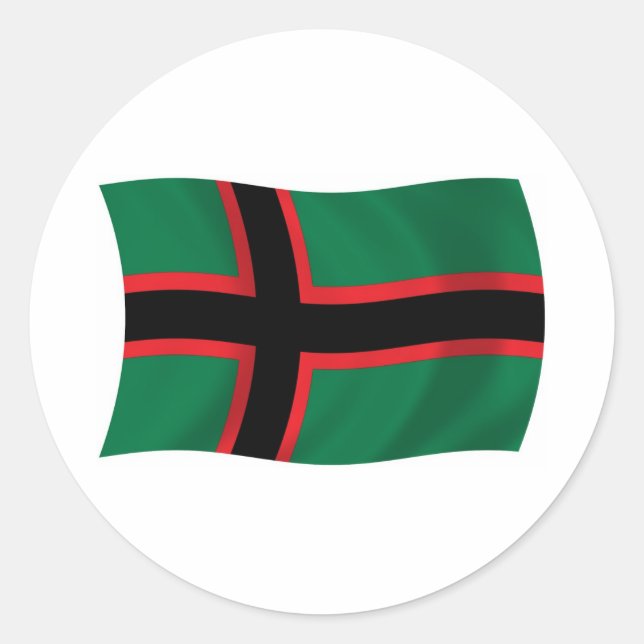 Karelians Flag Sticker (Vorderseite)