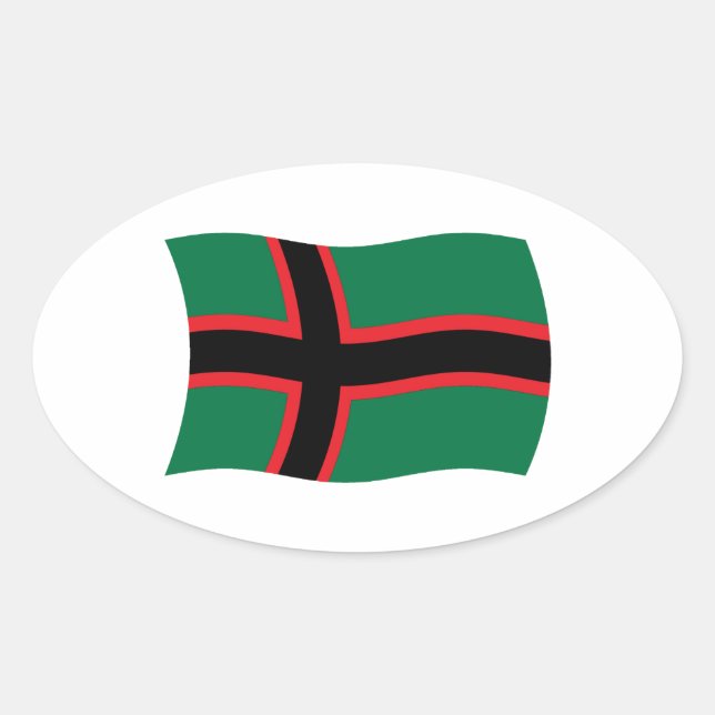 Karelians Flag Sticker (Vorderseite)