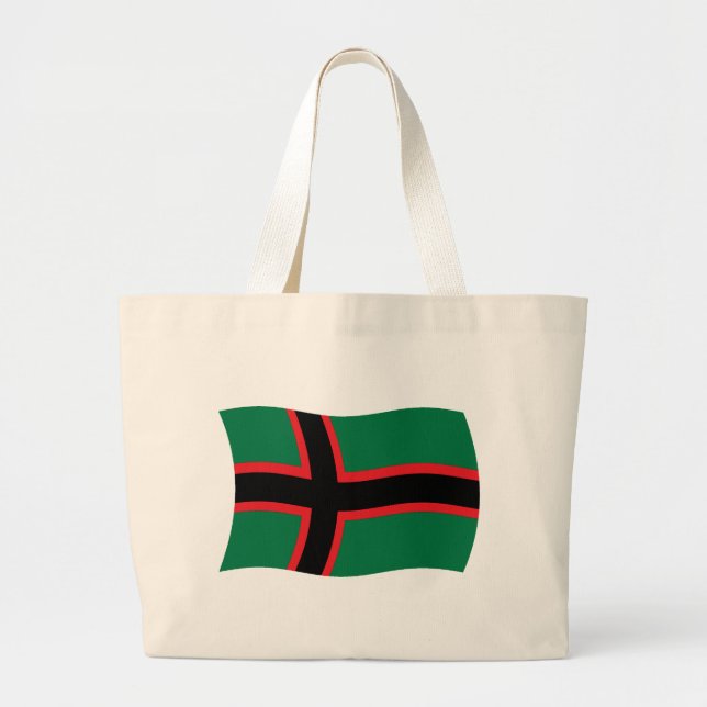 Karelians Flag Tote Bag Jumbo Stoffbeutel (Vorne)