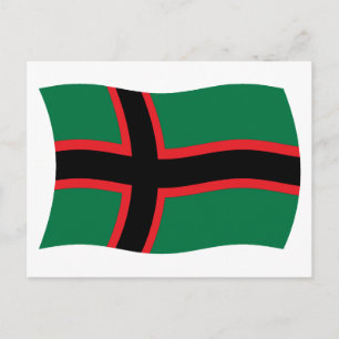 Karelische Flagge Postkarte