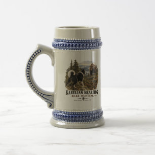 Karelischer Bärenhund Bierglas