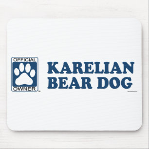 Karelisches Bärn-Hundeblau Mousepad