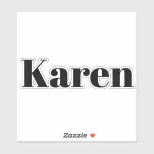 Karen Aufkleber