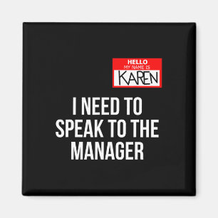 Karen Costume Halloween kann ich mit dem Manager s Magnet