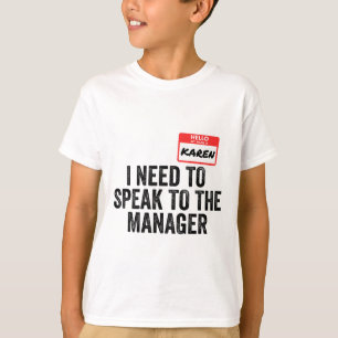 Karen Halloween Kostüm Funny Paares Matching Laz T-Shirt