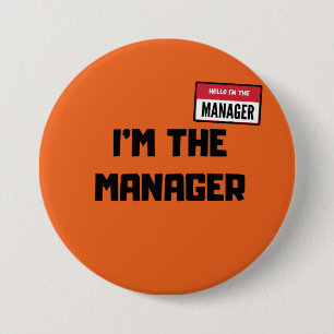 Karen Halloween-Kostüm / Ich bin der Manager sagen Button