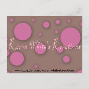 Karen Whites Kreations Carte postale