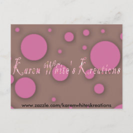 Karen Whites Kreations Postcard Postkarte