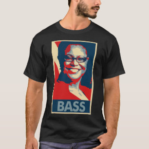 Karenbass-Plakat-politische Parodie T-Shirt