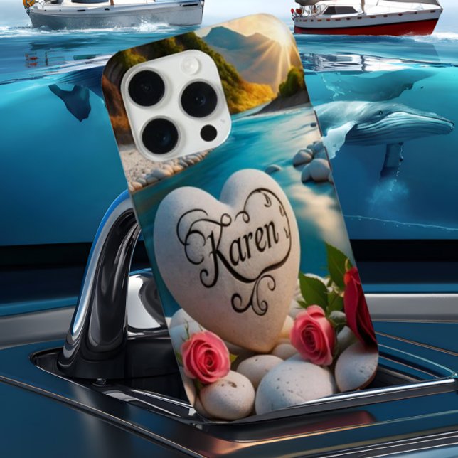 Karen's Heart stone River Sunset Case-Mate iPhone Hülle (Von Creator hochgeladen)