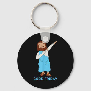 Karfreitag Dabbing Jesus Ostern Christlicher Glaub Schlüsselanhänger