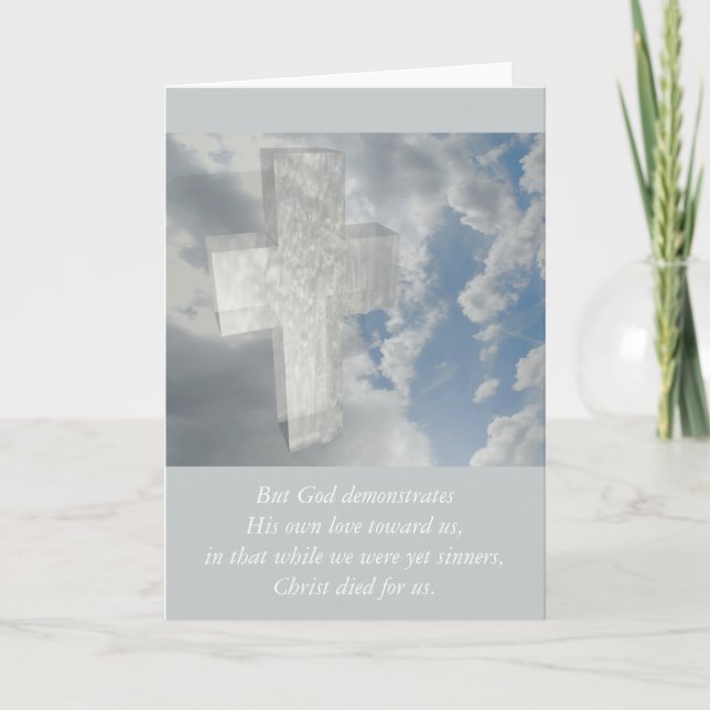 Karfreitag Feiertagskarte (Vorderseite)