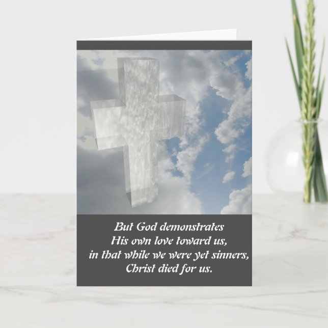 Karfreitag Feiertagskarte (Vorderseite)