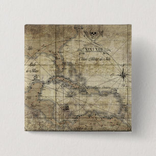 Karibik - alte Karte Button