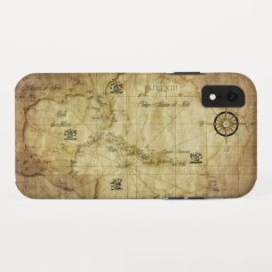 Karibik - alte Karte ... Case-Mate iPhone Hülle